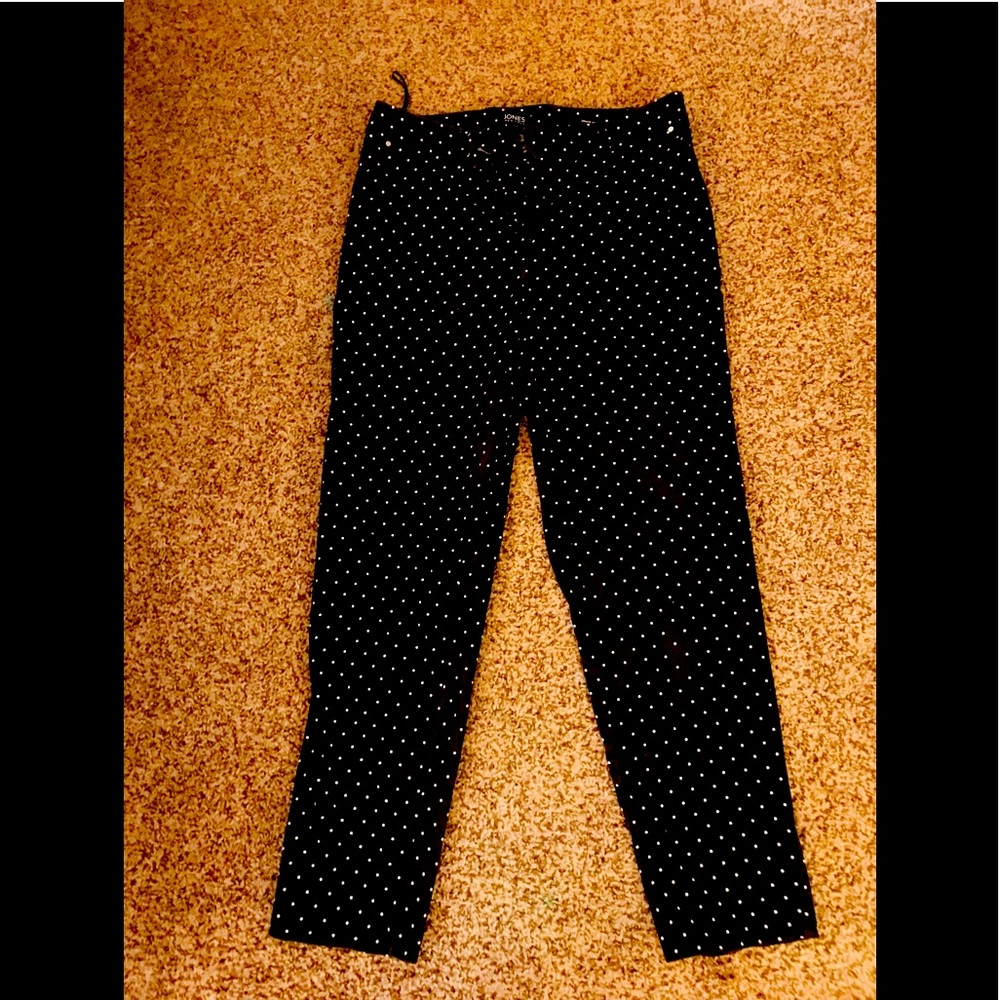 JNY polka dot pants